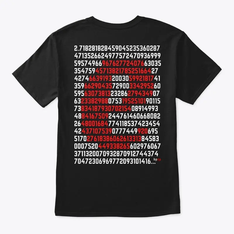 the 2.718 t-shirt