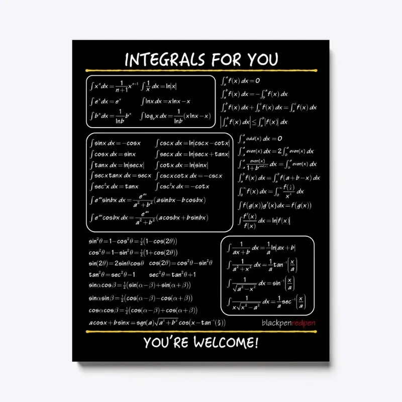 Integrals for you on wall